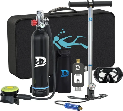 Diving Set 3 Rental Paket Tabung Scuba Mini Portable (High-Pressure Hand Pump Set) – Next Ocean (Day)