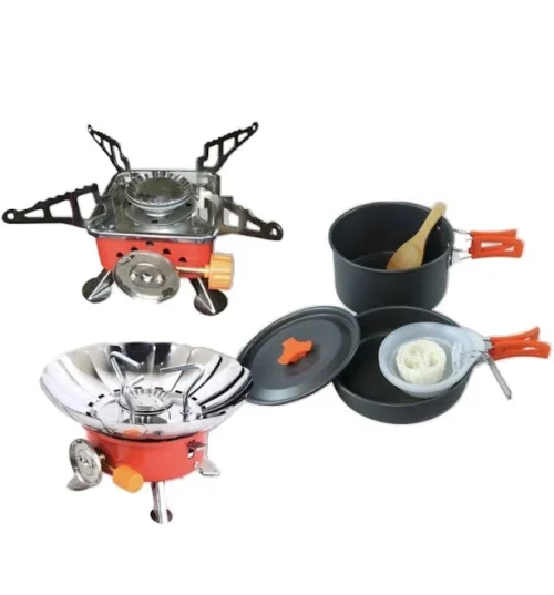 Kompor Portable Paket Cooking Set Nesting & Kompor Portable Taktis – Lux Camps (Day)