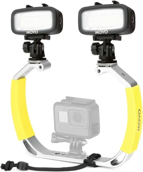 Movo XL Underwater GoPro Rental Movo XL Underwater Diving Rig (Dual LED Video Lights) – Next Ocean (Day)