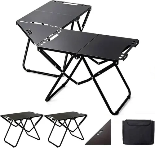 Xmund Table Portable Set Xmund Paket Meja & Kursi Lipat Portable Taktis – Lux Camps (Day)